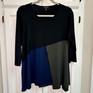 Comfy USA Lagenlook Modal & Spandex Top Size Medium